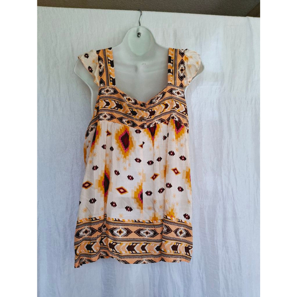 Women's Cato blouse XL Orange Brown - Picture 3 of 5